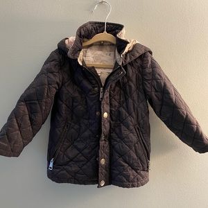 Burberry Kids Quilted Jacket with Removable Hood